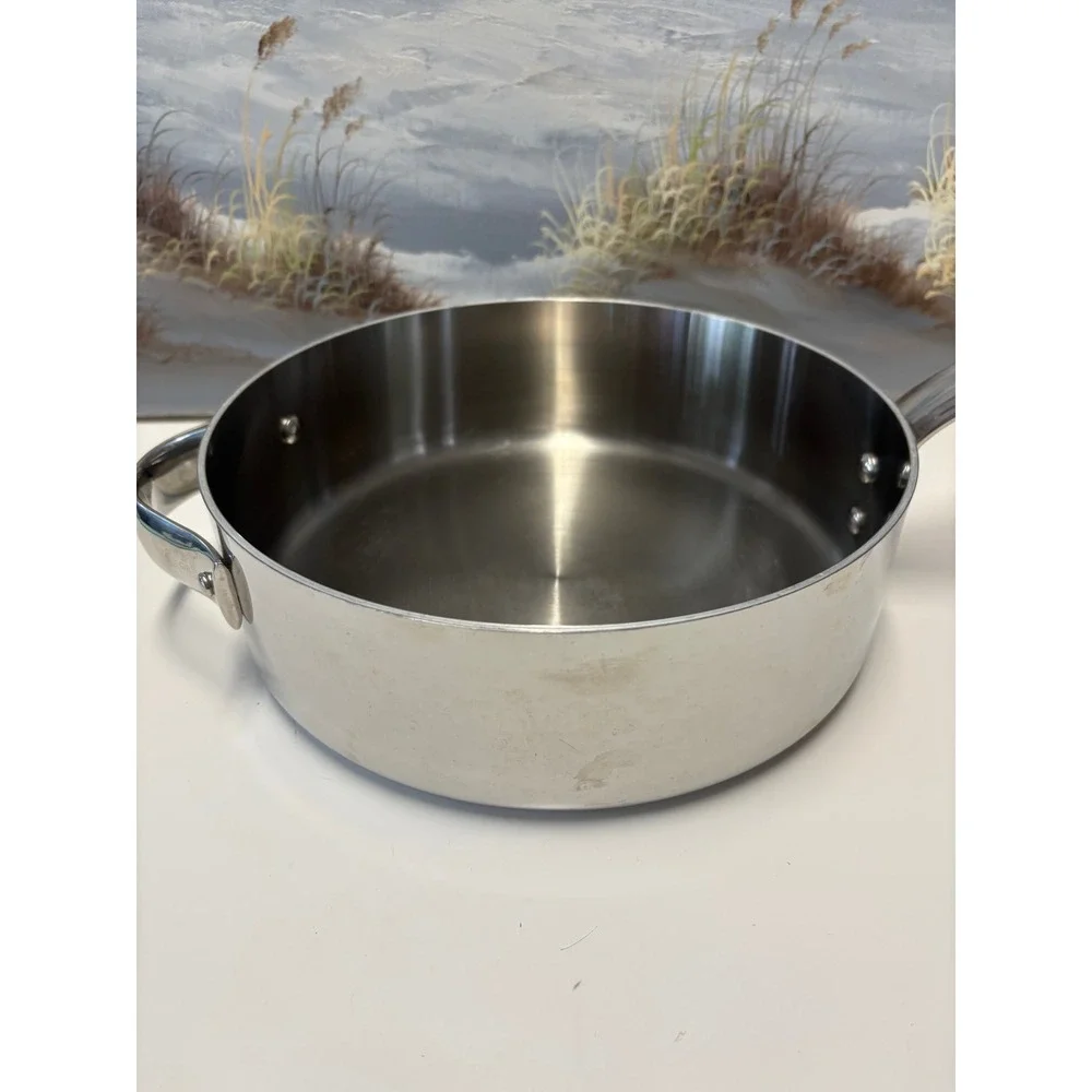 Gordon Ramsay Professional Stainless Steel Saute Pan 10 Inch‎ Helper Handle